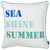 18" Blue and White Throw Pillow Cover Home Accent