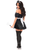 Top Drawer 6 PC Frisky French Maid Corset Costume