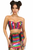 Lavish Holo Bustier & Skirt Set