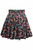 Butterfly Print Stretch Lycra Skirt