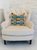Plutus Timber Blue and Beige Textured Luxury Throw Pillow