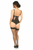 Lavish Fishnet Underwire Open Cup Waist Cincher