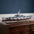 16" Gray And White Manufactured Wood Hand Painted Sculpture