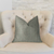 Plutus Jordyn Green and Gold Luxury Throw Pillow