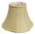 Antiqued White Monay Shantung Silk Bell Lamp Shade