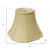 Antiqued White Monay Shantung Silk Bell Lamp Shade