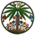 Painted Palm with Border