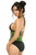 Top Drawer Patent & Fishnet Underbust Corset