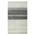 9' X 12' Ivory Gray And Green Wool Striped Hand Woven Area Rug