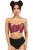 Lavish PVC Lace-Up Bustier Top