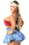 Lavish Superhero Corset Dress Costume