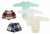 Bambini Infant Boys Long Sleeve Onezies and Boxer Shorts
