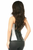 Top Drawer Brocade & Faux Leather Steel Boned Corset