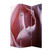 72" Red Canvas Folding Three Panel Screen Room Divider