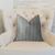 Plutus Trivoli Circle Gray and Cream Handmade Luxury Pillow