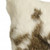Set of Two 18" Brown and White Throw Pillows