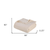 Twin Ivory Cotton Basketweave Geometric Blanket - 608219165536