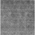 9' X 12' Gray And Charcoal Floral Washable Indoor Outdoor Area Rug - 880016766769