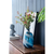 Striped Swirl Art Glass Table Vase - 880016505313