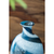 Striped Swirl Art Glass Table Vase - 880016505313