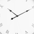 MirroGlass Silent Analog Geometric Wall Clock - 880016526578