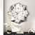 MirroGlass Silent Analog Geometric Wall Clock - 880016526578