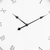 MirroGlass Silent Analog Geometric Wall Clock - 880016526578