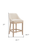 Fabric Wood Counter Height Bar Chair - 880016839647