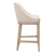 Fabric Wood Counter Height Bar Chair - 880016839647