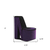 Glitter Velvet High Heel Jewelry Box - 880016634143