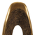 19" Gold And White Aluminum And Marble Abstract Tabletop Sculpture - 880016582000
