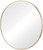 20" Gold Metal Round Framed Bathroom Vanity Mirror - 880024839868