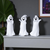 Set of Three Polyresin Halloween Ghost Figurines - 880024662855