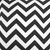 Homeroots Home Decor Black Ivory Chevron Down Filled Throw Pillow, Black Ivory, 18 x 18 Inches