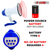 Megaphone Bullhorn Speaker 30W Mini Bull Horn Battery Power Megafono 800 Feet USB - 810047161028