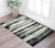 2' X 3' Dark Gray Black And Ivory Wool Abstract Hand Tufted Area Rug - 880016414493