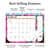July 2026 - June 2027 Maximal Mirage Desk Pad Monthly Blotter Calendar - 619344386956