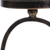 Antiqued Bronze Geometric Glass Metal Tabletop Hurricane Candle Holders - 880016747690