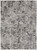 9' X 12' Ivory Gray And Brown Abstract Power Loom Distressed Stain Resistant Area Rug - 606114140795