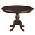 42" Espresso Brown Round Turned Pedestal Base Wood Dining Table - 606114157489