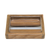 Traditional Solid Teak Vanity Soap Dish - 606114634652