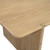 80" Natural Wood Double Pedestal Base Dining Table - 880016700923