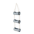 Galvanized Metal Three Tier Hanging Planter - 880016489712