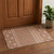 3' X 5' Burnt Sienna And Ivory Tribal Washable Area Rug With UV Protection - 880024646459