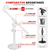 Desktop Mic Stand Round Base Universal Desk Microphone Holder Table Top Stands - 810099499346