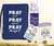 Packaged Bookmarks Pray More Worry Less - 603799689427