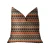 Plutus Story Circle Red, Blue and Gray Luxury Throw Pillow - 663701021653