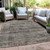 Striped Washable Indoor Outdoor Area Rug