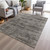 Striped Washable Indoor Outdoor Area Rug