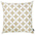 Taupe and White Geometric Decorative Throw Pillow Cover - 4512839615646